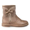 Bottines TAUPE Fille CUIR Fermeture éclair
