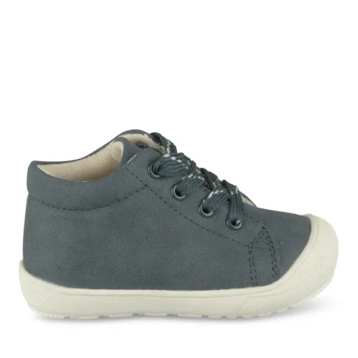 Bottines Toile JEANS Garçon Motif Uni Elastique