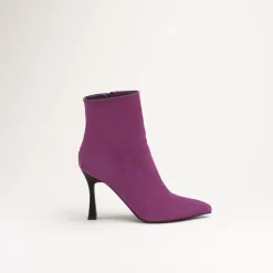 Bottines VIOLET Femme CUIR Motif Uni Fermeture éclair