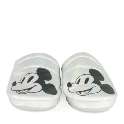 Chaussons ARGENT Femme Motif Uni A Enfiler