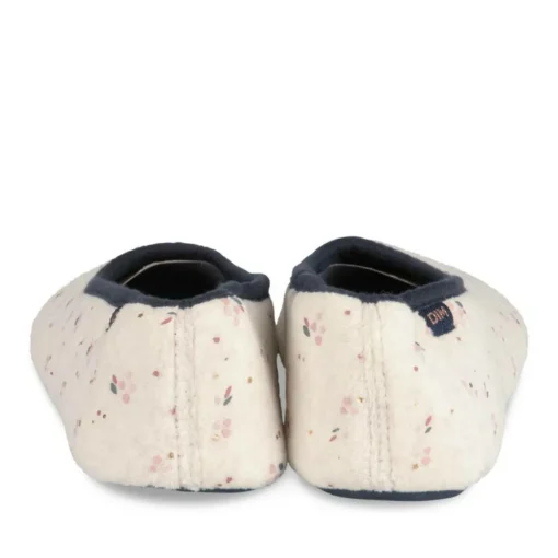Chaussons Ballerine BEIGE Femme Motif Uni A Enfiler
