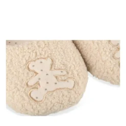 Chaussons Ballerine BEIGE Femme Motif Uni A Enfiler