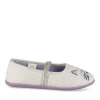 Chaussons Ballerine BLANC Fille Motif Animal A Enfiler