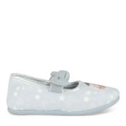 Chaussons Ballerine BLEU Fille Motif Uni Elastique