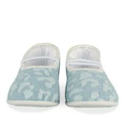 Chaussons Ballerine BLEU Fille Motif Animal A Enfiler
