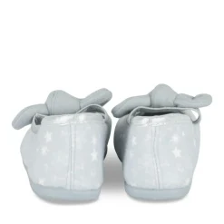 Chaussons Ballerine BLEU Fille Motif Uni Elastique