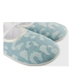 Chaussons Ballerine BLEU Fille Motif Animal A Enfiler