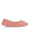 Chaussons Ballerine BORDEAUX Femme Motif Uni A Enfiler