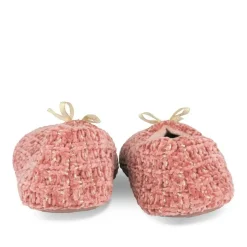 Chaussons Ballerine BORDEAUX Femme Motif Uni A Enfiler