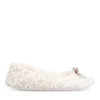 Chaussons Ballerine GRIS Femme Motif Uni A Enfiler