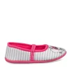 Chaussons Ballerine GRIS Fille Elastique