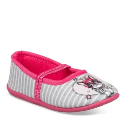 Chaussons Ballerine GRIS Fille Elastique