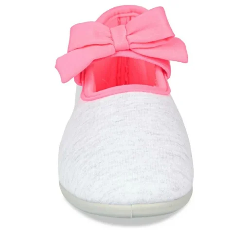 Chaussons Ballerine GRIS Fille Elastique