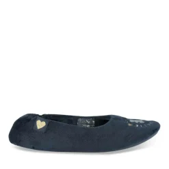 Chaussons Ballerine MARINE Femme Motif Uni A Enfiler