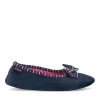 Chaussons Ballerine MARINE Femme Motif Uni A Enfiler