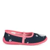 Chaussons Ballerine MARINE Fille Motif Licorne A Enfiler