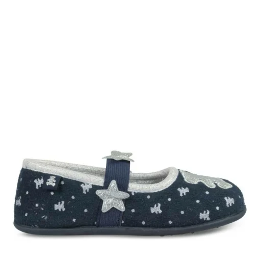 Chaussons Ballerine MARINE Fille Elastique