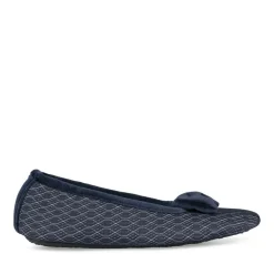 Chaussons Ballerine MARINE Femme Motif Uni A Enfiler