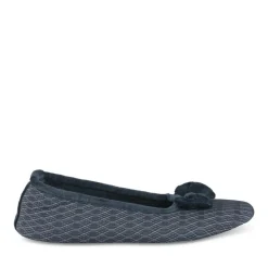 Chaussons Ballerine MARINE Femme Motif Uni A Enfiler
