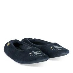 Chaussons Ballerine MARINE Femme Motif Uni A Enfiler