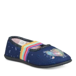 Chaussons Ballerine MARINE Fille Elastique