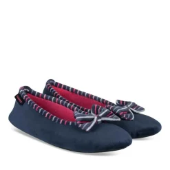 Chaussons Ballerine MARINE Femme Motif Uni A Enfiler