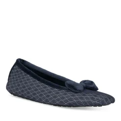 Chaussons Ballerine MARINE Femme Motif Uni A Enfiler