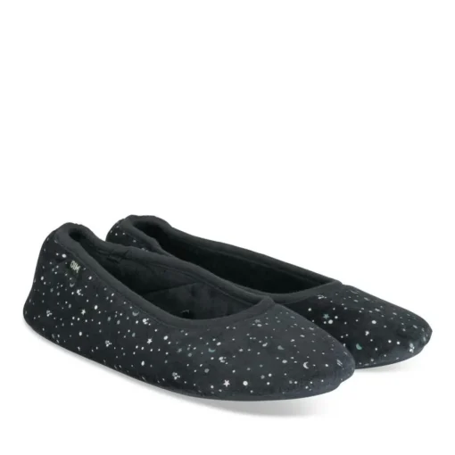 Chaussons Ballerine MARINE Femme Motif Uni A Enfiler
