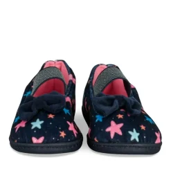 Chaussons Ballerine MARINE Fille Motif Etoiles A Enfiler