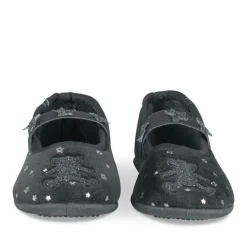 Chaussons Ballerine MARINE Fille Motif Etoiles Elastique