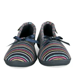 Chaussons Ballerine MARINE Femme Motif Uni A Enfiler