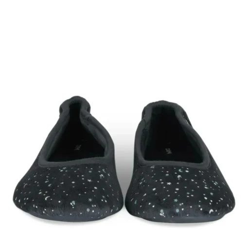 Chaussons Ballerine MARINE Femme Motif Uni A Enfiler