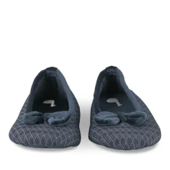 Chaussons Ballerine MARINE Femme Motif Uni A Enfiler