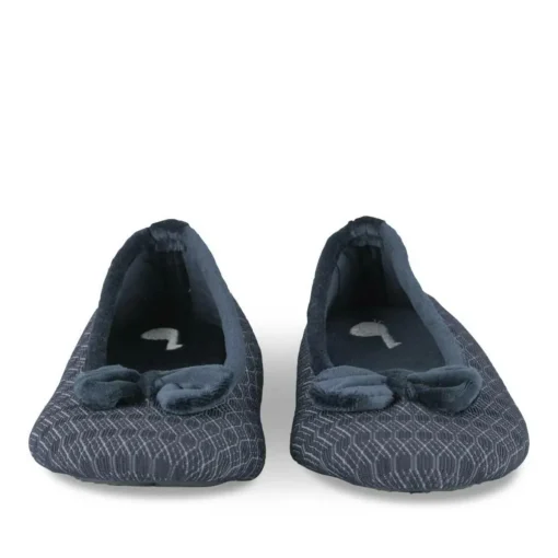 Chaussons Ballerine MARINE Femme Motif Uni A Enfiler