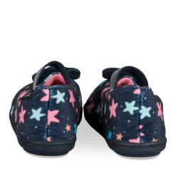 Chaussons Ballerine MARINE Fille Motif Etoiles A Enfiler