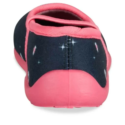 Chaussons Ballerine MARINE Fille Motif Licorne A Enfiler
