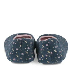 Chaussons Ballerine MARINE Femme Motif Paillettes A Enfiler