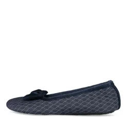 Chaussons Ballerine MARINE Femme Motif Uni A Enfiler