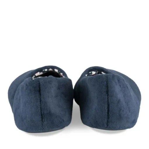 Chaussons Ballerine MARINE Femme Motif Uni A Enfiler