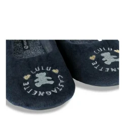 Chaussons Ballerine MARINE Femme Motif Uni A Enfiler