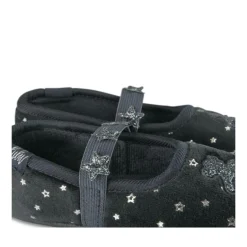 Chaussons Ballerine MARINE Fille Motif Etoiles Elastique