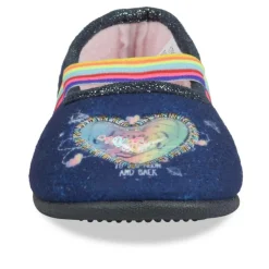 Chaussons Ballerine MARINE Fille Elastique