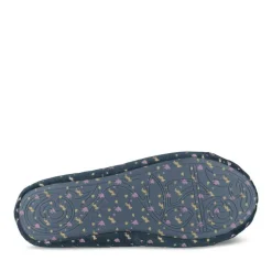 Chaussons Ballerine MARINE Femme Motif Paillettes A Enfiler