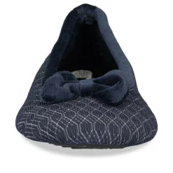 Chaussons Ballerine MARINE Femme Motif Uni A Enfiler