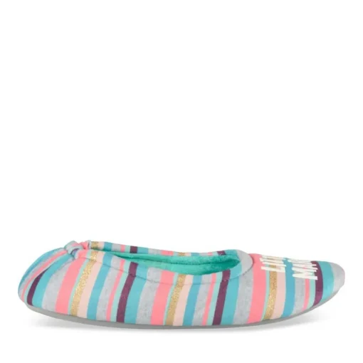 Chaussons Ballerine MULTICOLOR Femme Motif Uni A Enfiler