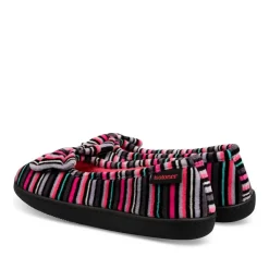 Chaussons Ballerine MULTICOLOR Femme Motif Rayures A Enfiler
