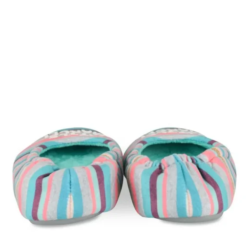 Chaussons Ballerine MULTICOLOR Femme Motif Uni A Enfiler
