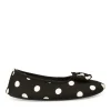 Chaussons Ballerine NOIR Femme Motif A Pois