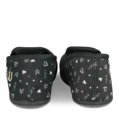 Chaussons Ballerine NOIR Fille Motif Uni A Enfiler