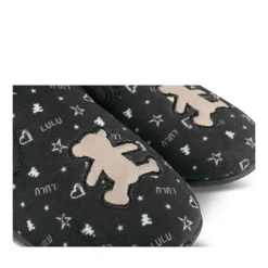 Chaussons Ballerine NOIR Fille Motif Uni A Enfiler